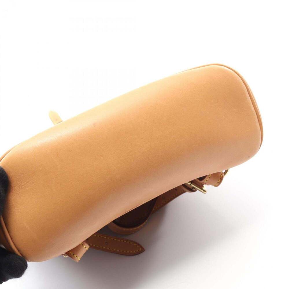 LOUIS VUITTON Authentic Brown Monogram Leather Backpack - Picture 7 of 9